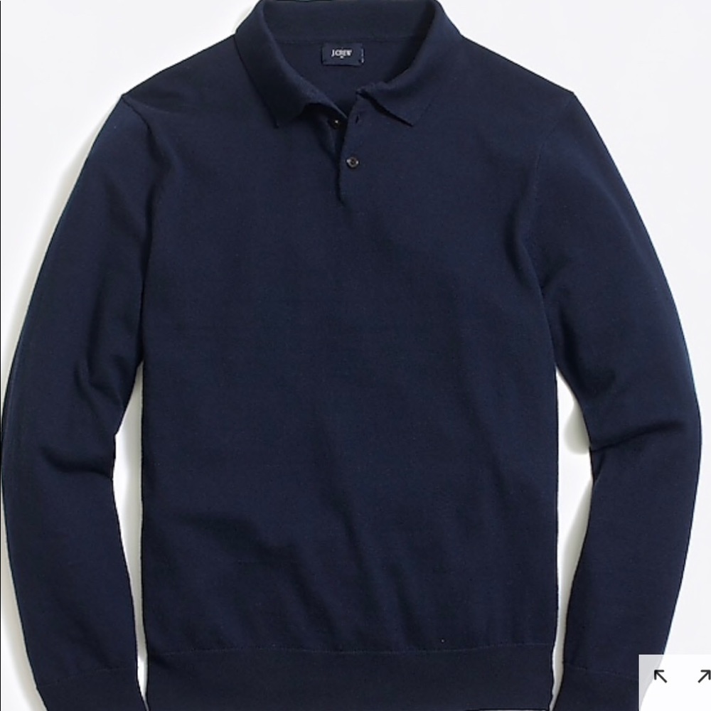 J crew long sleeve polo